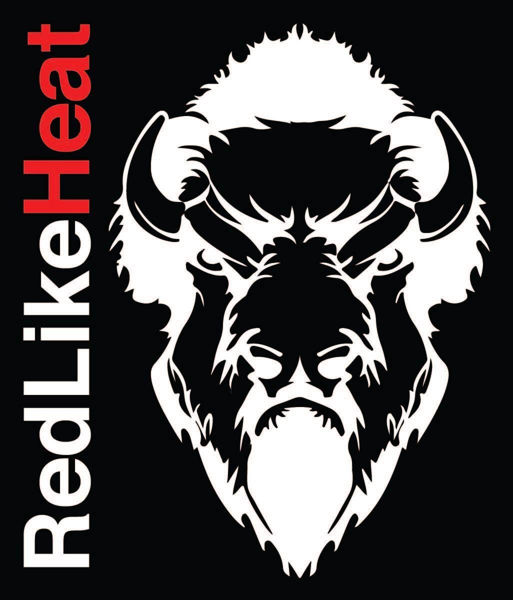 Red Like Heat bison logo